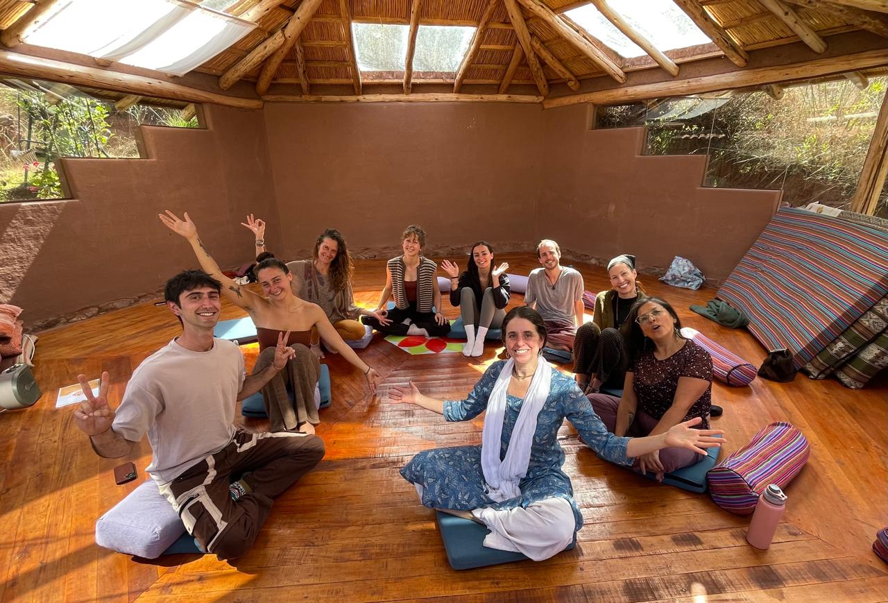 Ayurveda and Yoga students at Yogendra Ashram