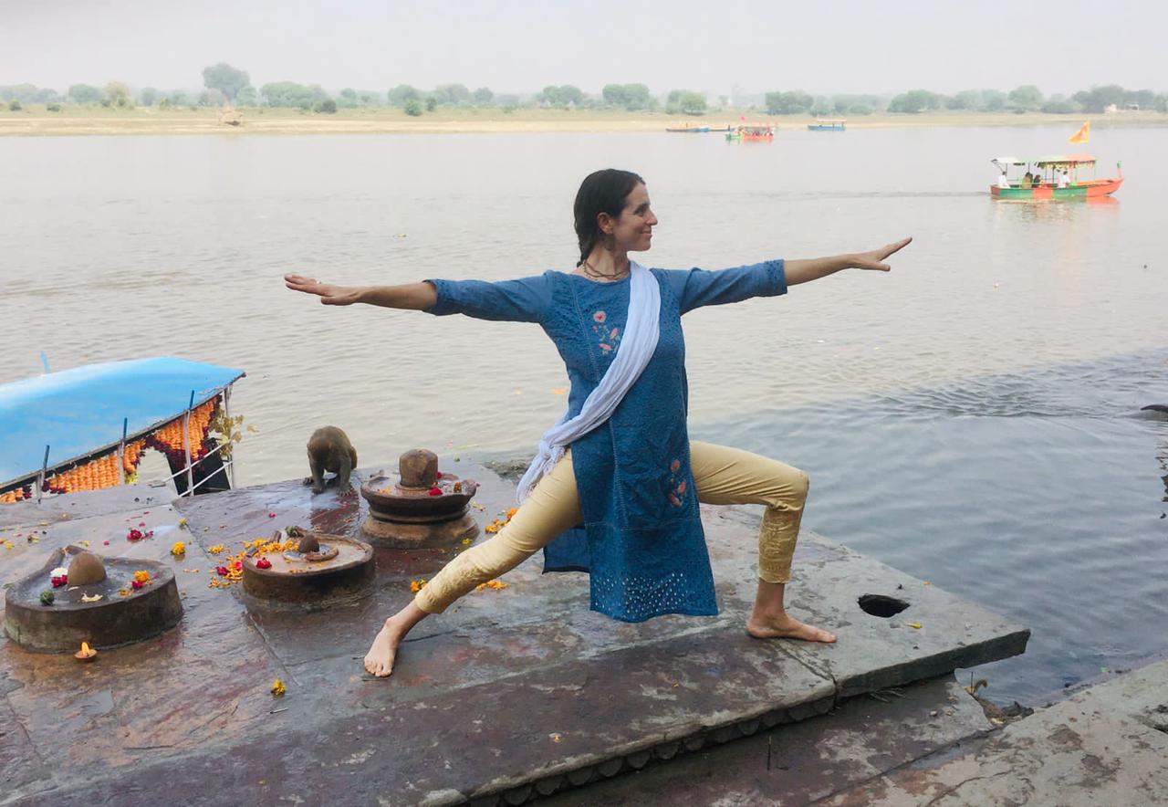 Students experiencing Rishikesh during the India pilgrimage